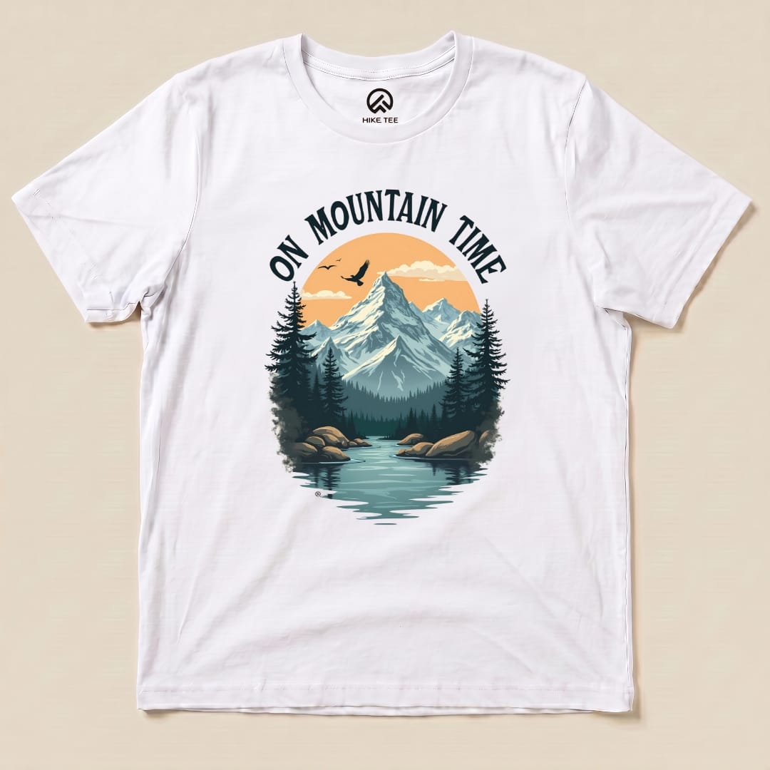 On Mountain Time Shirt Hike Tee T-Shirt White / S