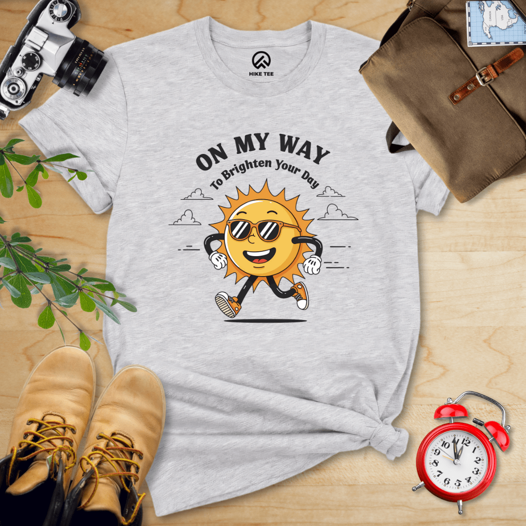 Hike Tee T-Shirt Athletic Heather / S On My Way Shirt