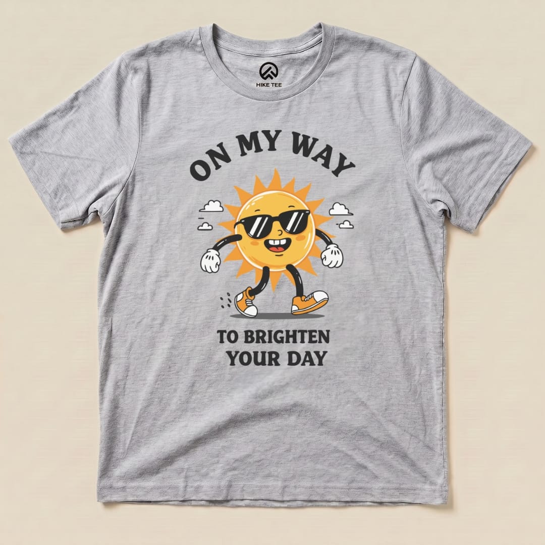 On my Way Shirt Hike Tee T-Shirt Athletic Heather / S