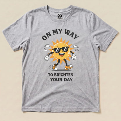 On my Way Shirt Hike Tee T-Shirt Athletic Heather / S