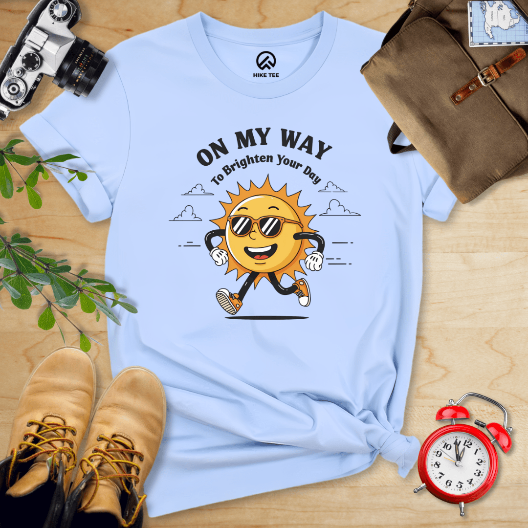 Hike Tee T-Shirt Baby Blue / S On My Way Shirt