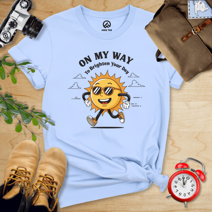 Hike Tee T-Shirt Baby Blue / S On My Way Shirt