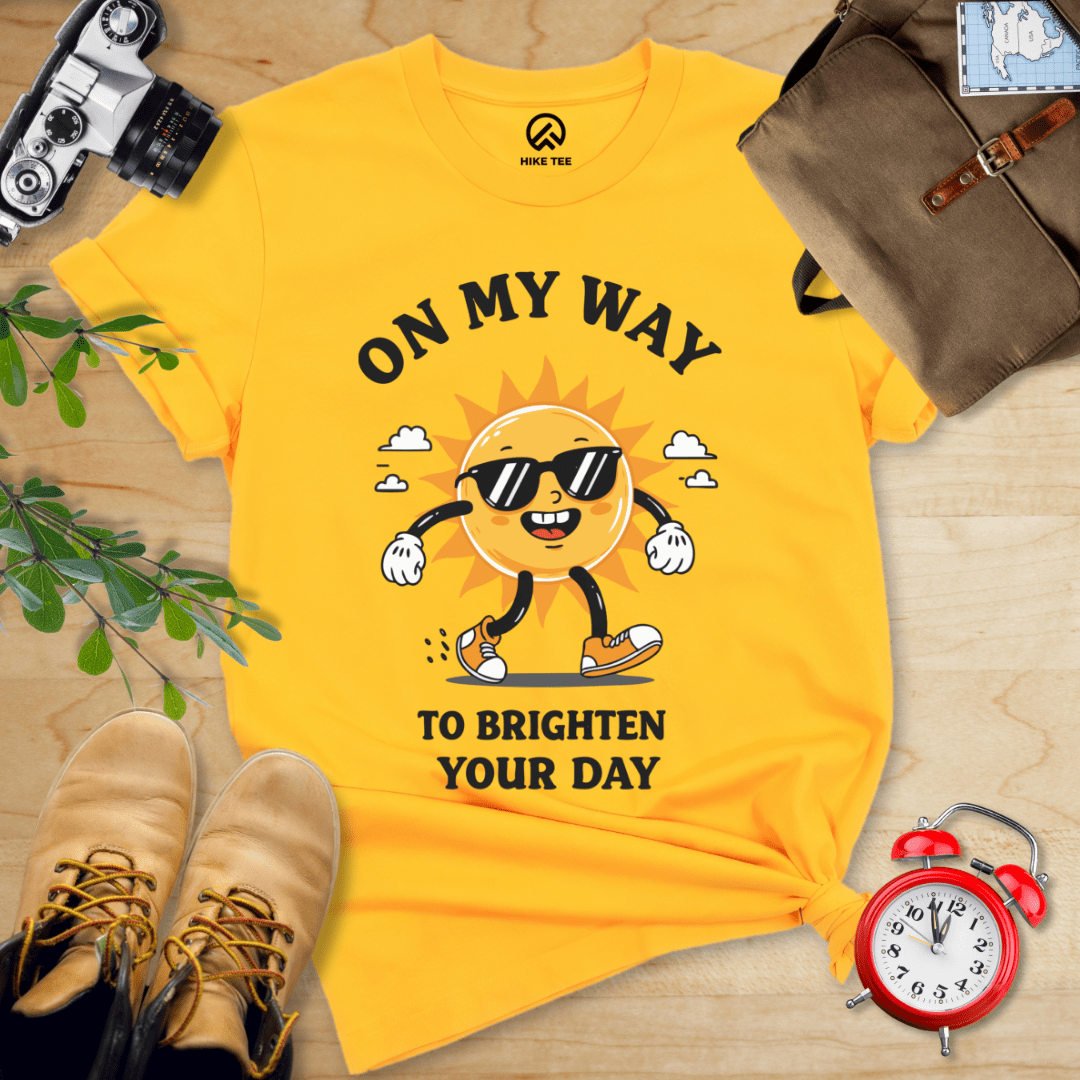 Hike Tee T-Shirt Gold / S On my Way Shirt