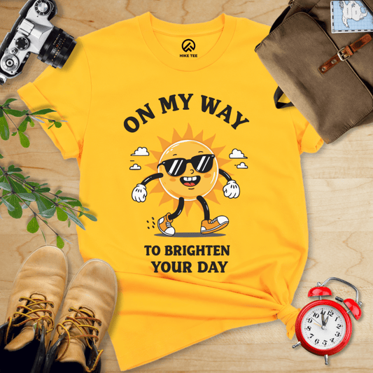 Hike Tee T-Shirt Gold / S On my Way Shirt