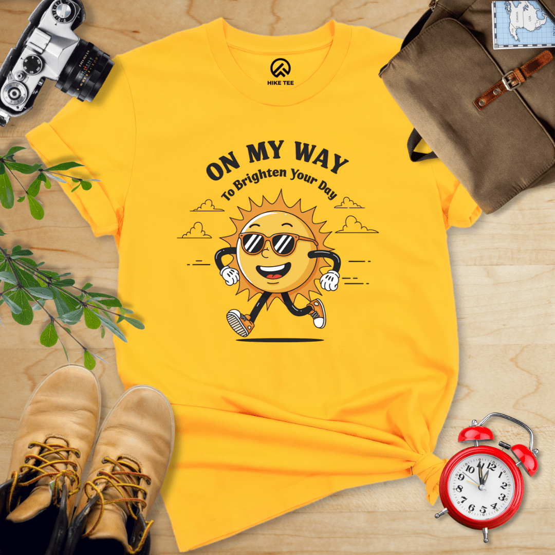 Hike Tee T-Shirt Gold / S On My Way Shirt