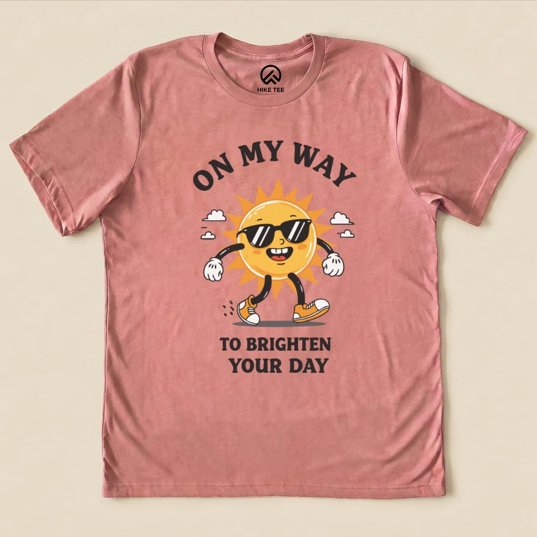 On my Way Shirt Hike Tee T-Shirt Heather Mauve / S