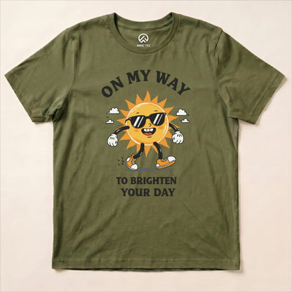 On my Way Shirt Hike Tee T-Shirt Military Green / S