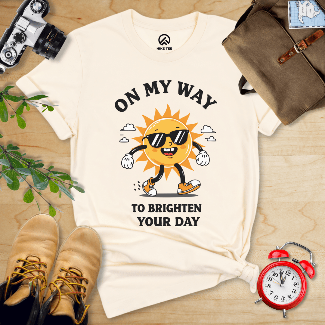 Hike Tee T-Shirt Natural / S On my Way Shirt