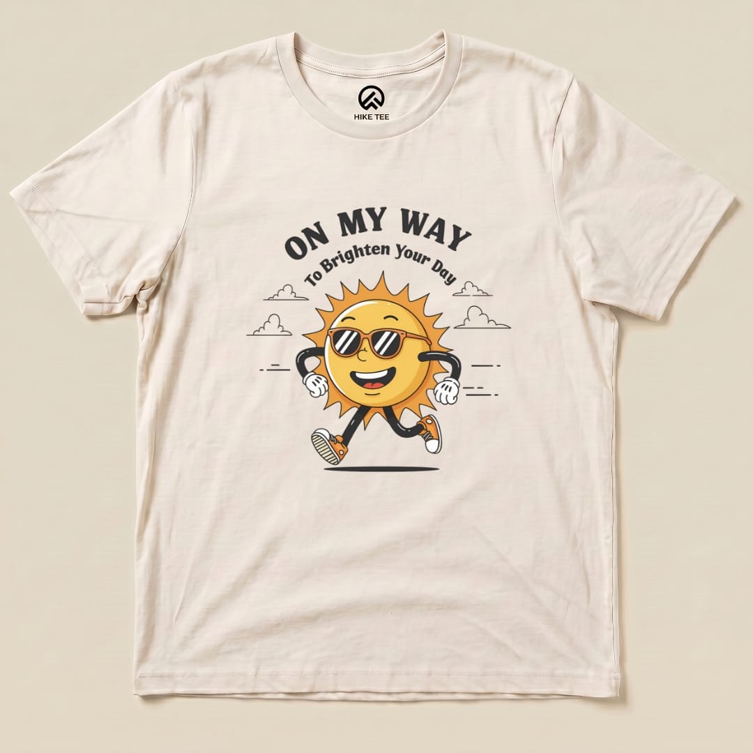 On My Way Shirt Hike Tee T-Shirt Natural / S
