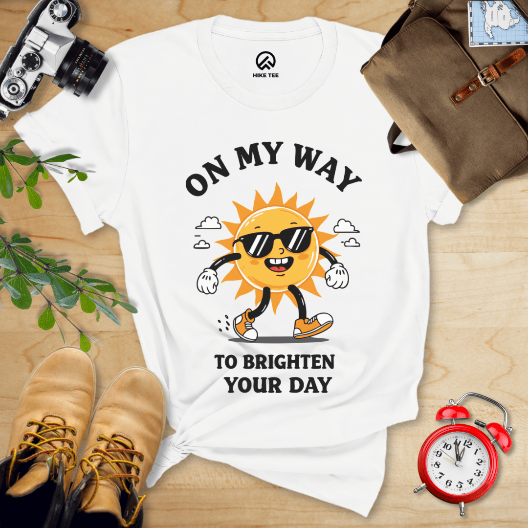 Hike Tee T-Shirt White / S On my Way Shirt