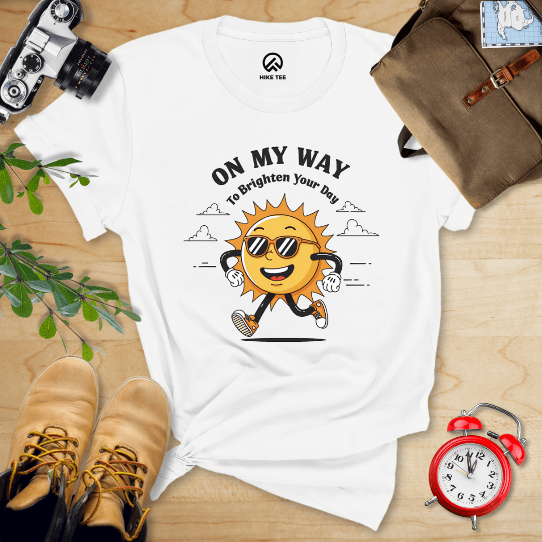 Hike Tee T-Shirt White / S On My Way Shirt