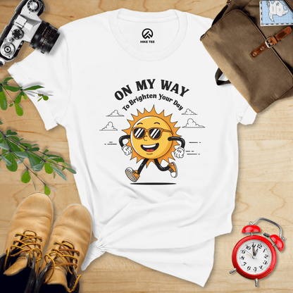 Hike Tee T-Shirt White / S On My Way Shirt