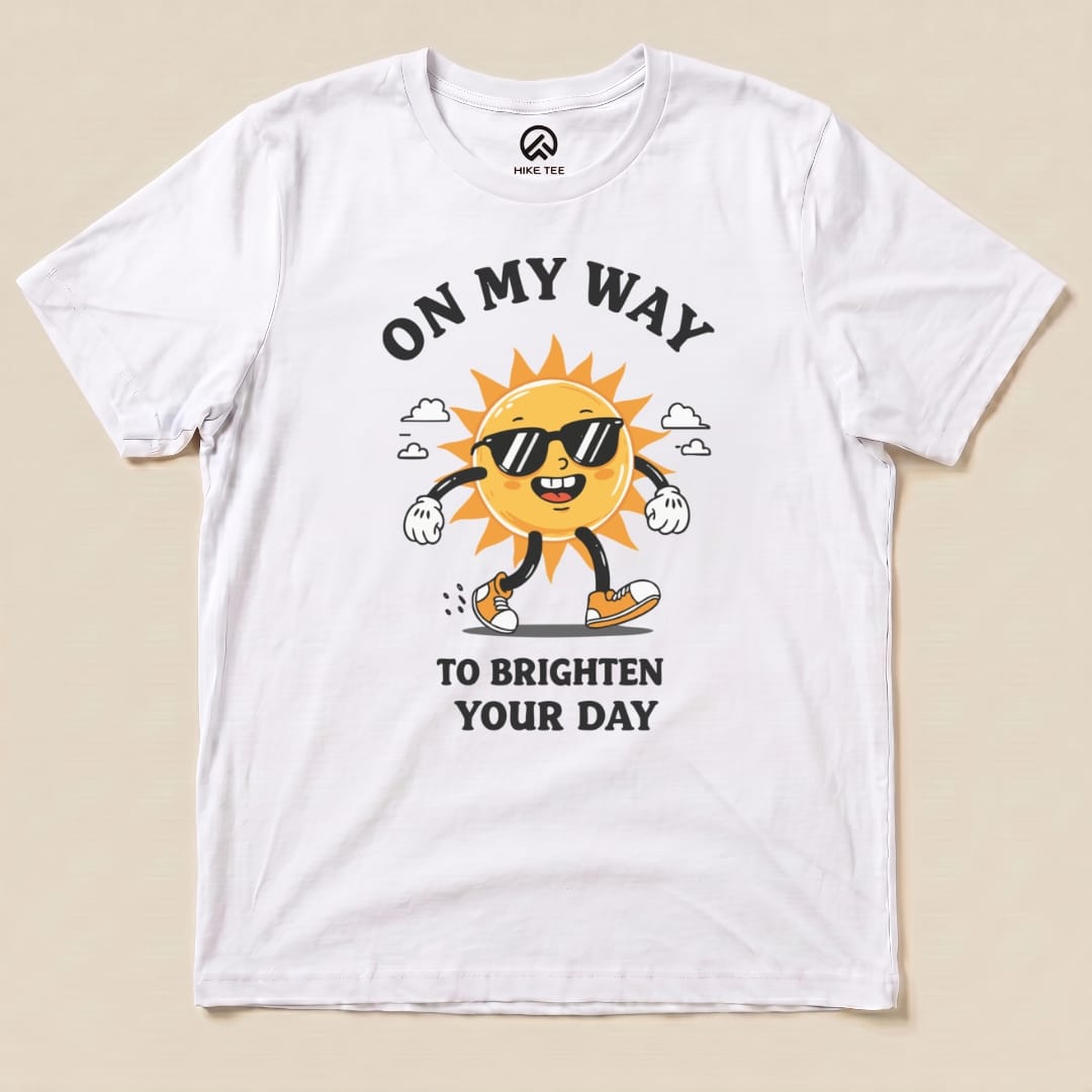 On my Way Shirt Hike Tee T-Shirt White / S