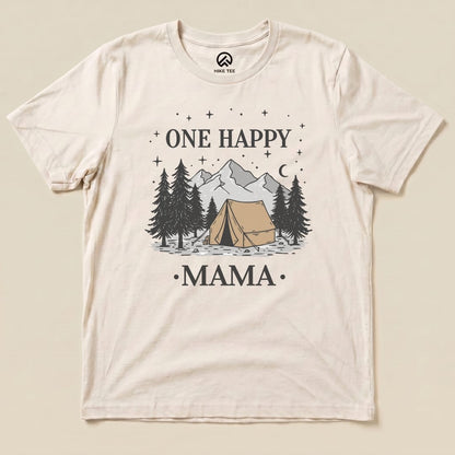 Hike Tee T-Shirt Natural / S One Happy Mama Shirt