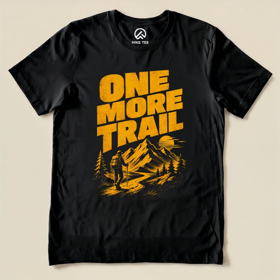 One more trail Shirt Hike Tee T-Shirt Black / S