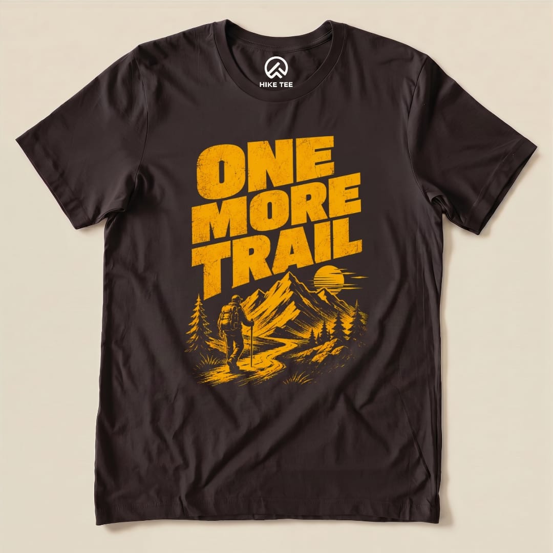 One more trail Shirt Hike Tee T-Shirt Brown / S