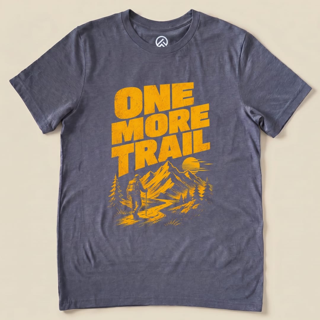 One more trail Shirt Hike Tee T-Shirt Heather Navy / S
