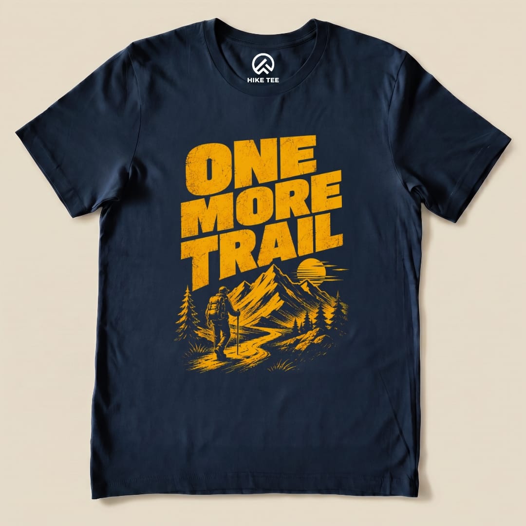 One more trail Shirt Hike Tee T-Shirt Navy / S