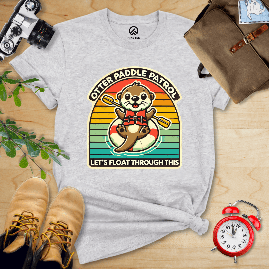 Hike Tee T-Shirt Athletic Heather / S Otter Paddle Patrol Shirt