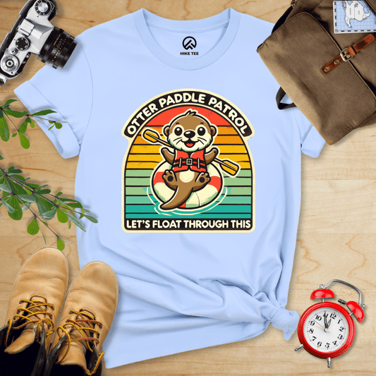 Hike Tee T-Shirt Baby Blue / S Otter Paddle Patrol Shirt