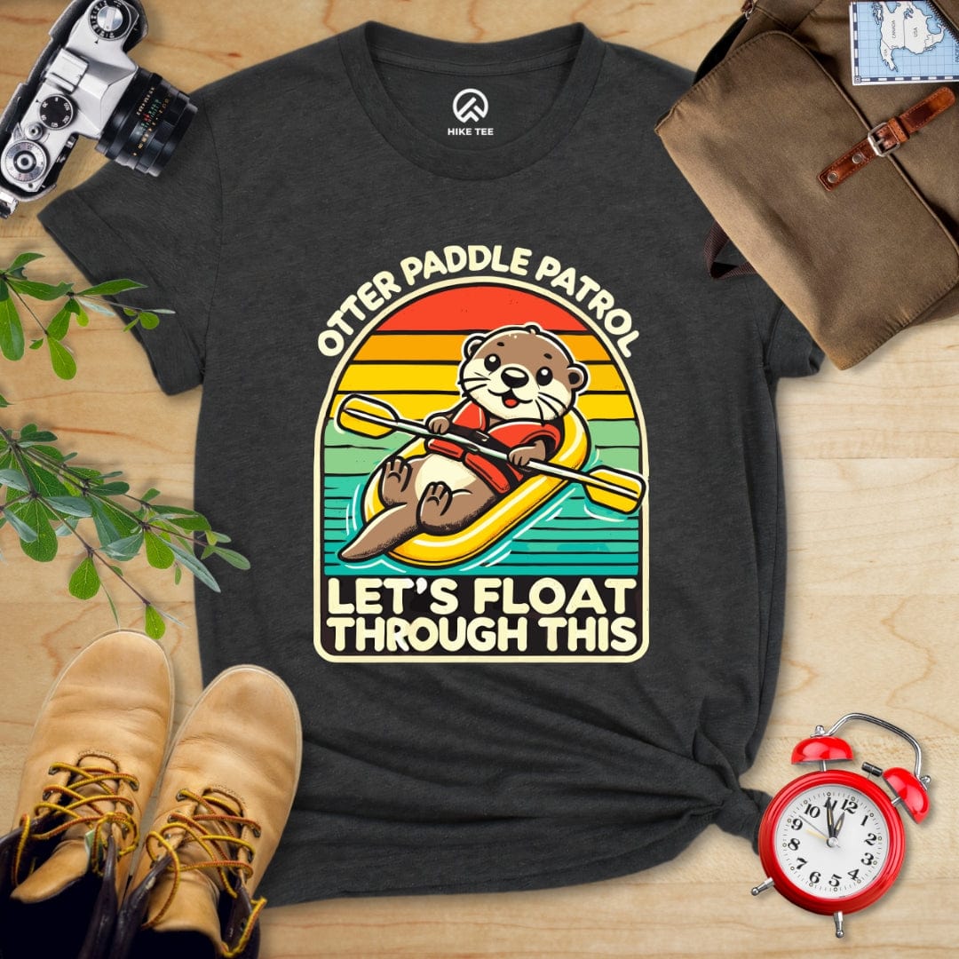 Hike Tee T-Shirt Dark Grey Heather / S Otter Paddle Patrol Shirt