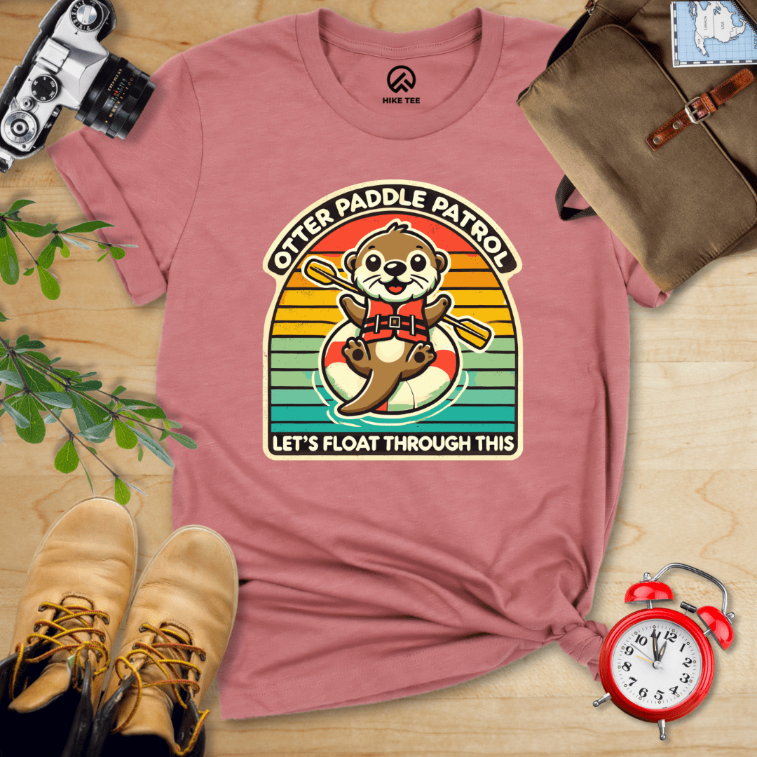 Hike Tee T-Shirt Heather Mauve / S Otter Paddle Patrol Shirt