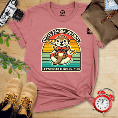 Hike Tee T-Shirt Heather Mauve / S Otter Paddle Patrol Shirt