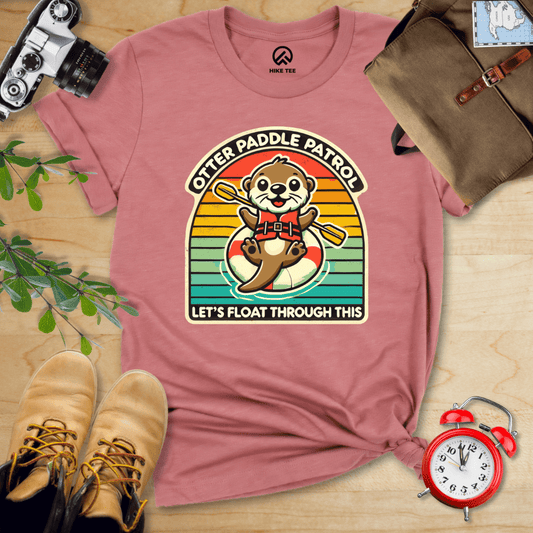 Hike Tee T-Shirt Heather Mauve / S Otter Paddle Patrol Shirt