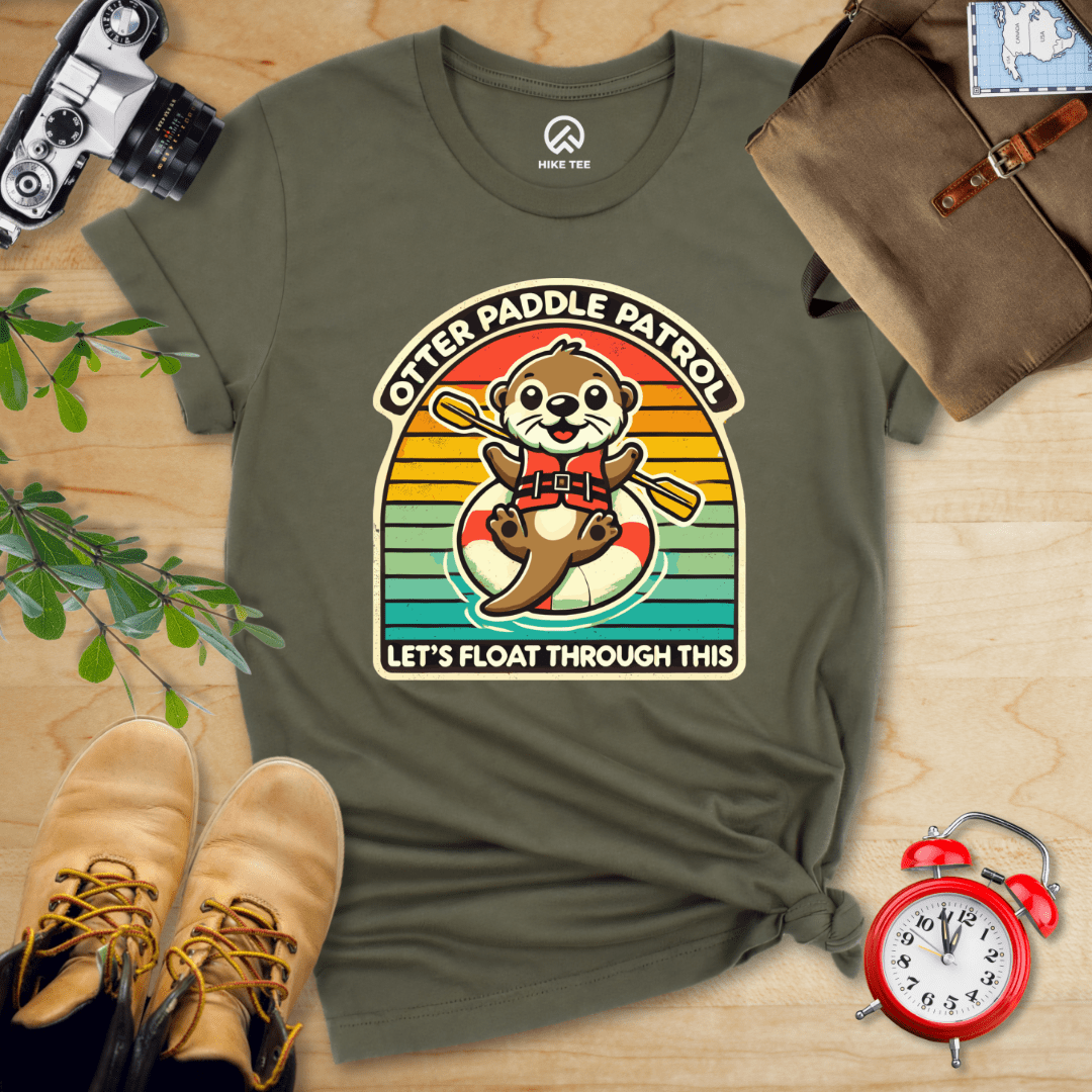 Hike Tee T-Shirt Military Green / S Otter Paddle Patrol Shirt
