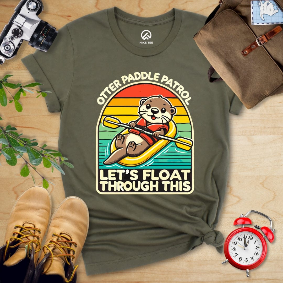 Hike Tee T-Shirt Military Green / S Otter Paddle Patrol Shirt