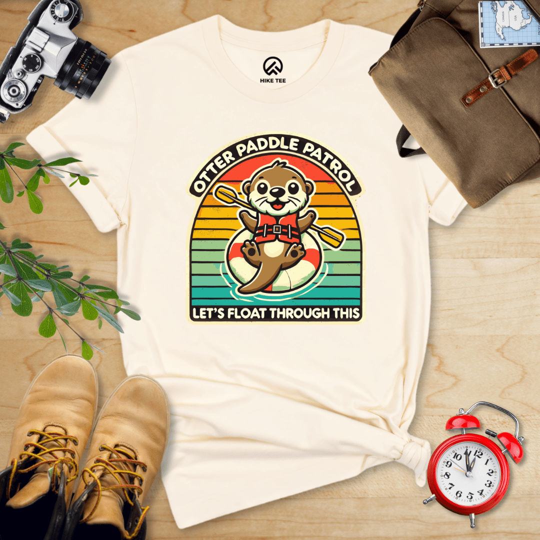 Hike Tee T-Shirt Natural / S Otter Paddle Patrol Shirt