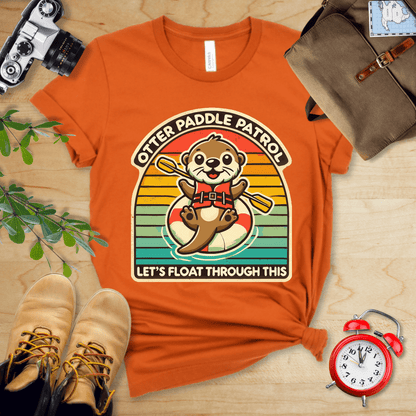 Printify T-Shirt Autumn / S Otter Paddle Patrol