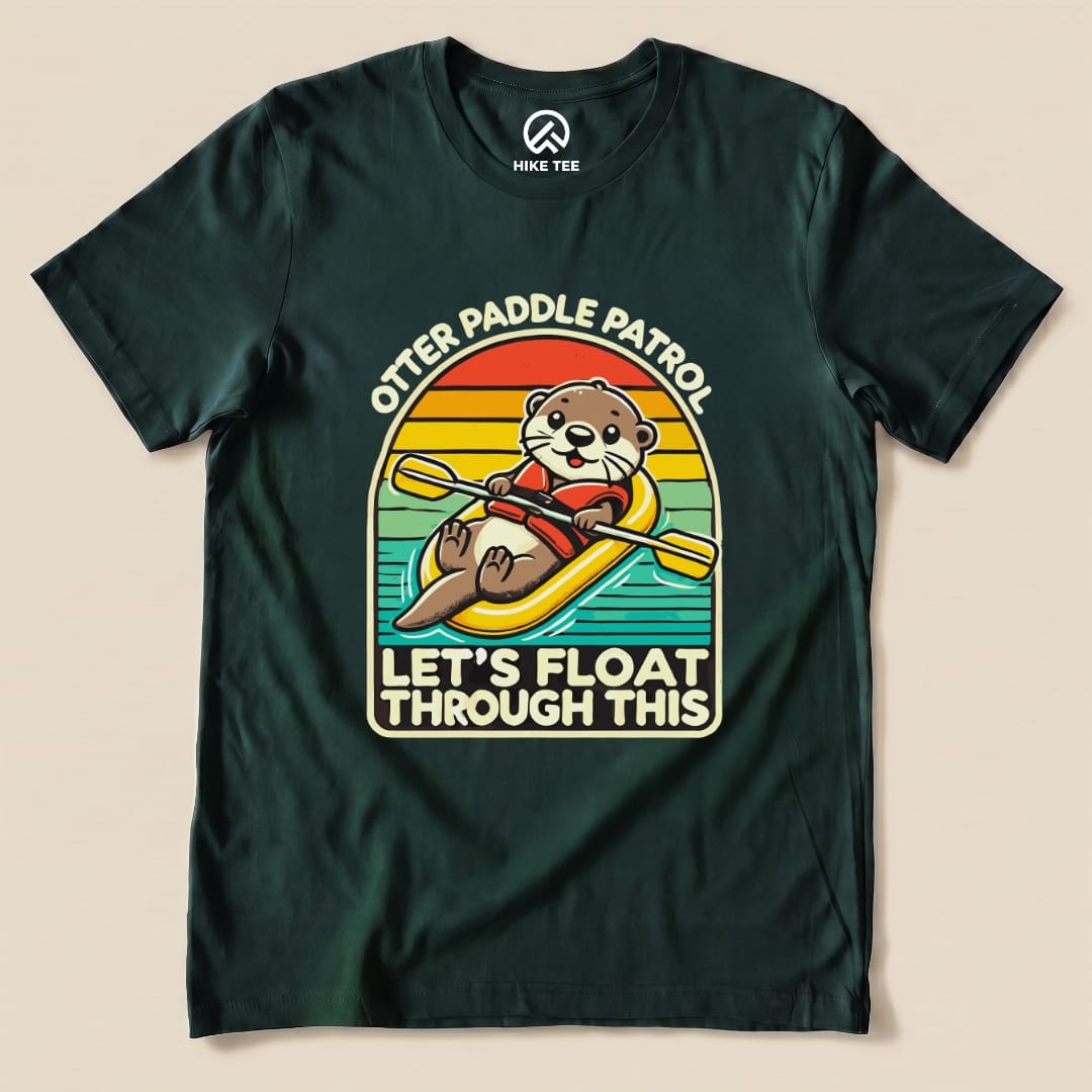 Otter Paddle Swim Patrol Shirt Hike Tee T-Shirt Forest / S