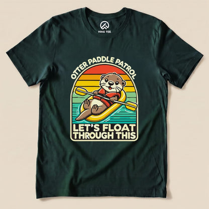 Otter Paddle Swim Patrol Shirt Hike Tee T-Shirt Forest / S