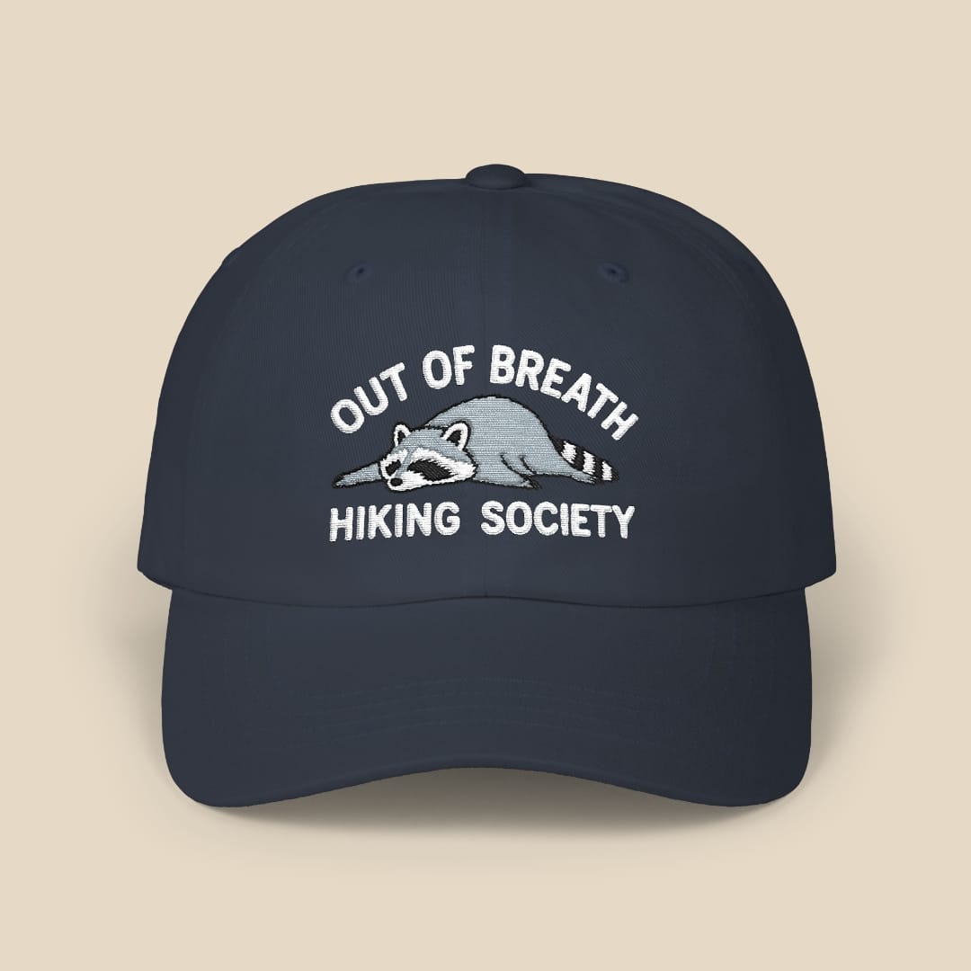 Out of Breath Cap Hike Tee Hats Navy
