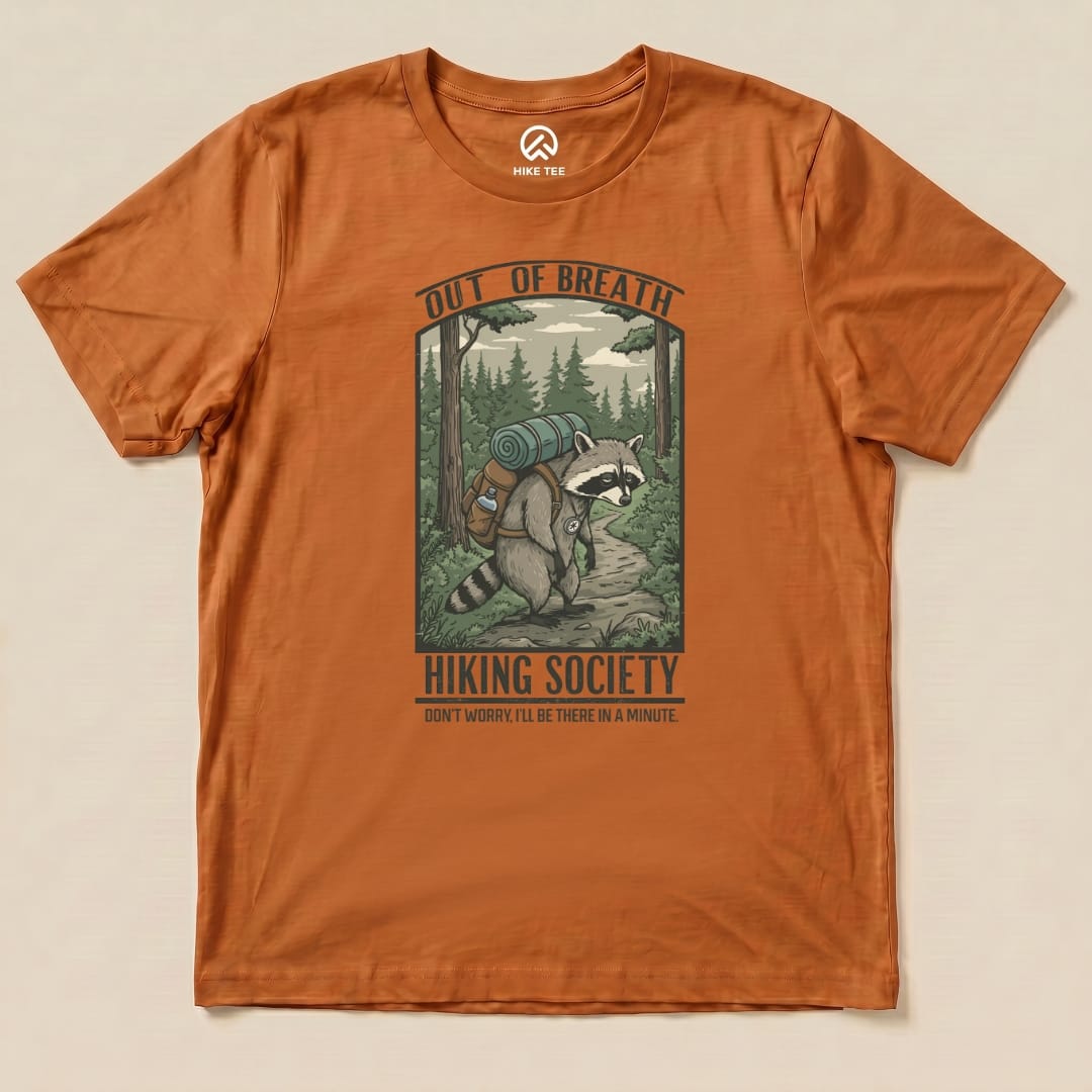 Out of Breath Hiking Shirt Hike Tee T-Shirt Autumn / S