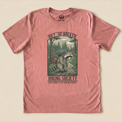 Out of Breath Hiking Shirt Hike Tee T-Shirt Heather Mauve / S