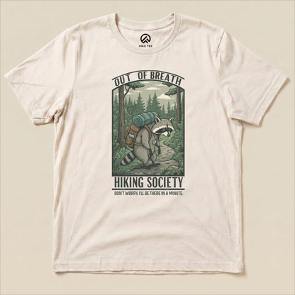 Out of Breath Hiking Shirt Hike Tee T-Shirt Natural / S