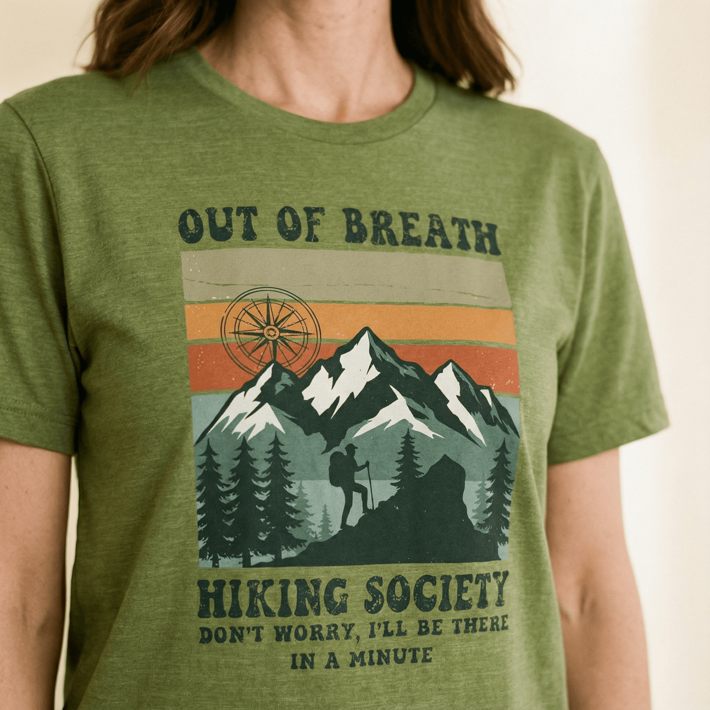 Hike Tee T-Shirt Out of Breath Hiking Society Shirt