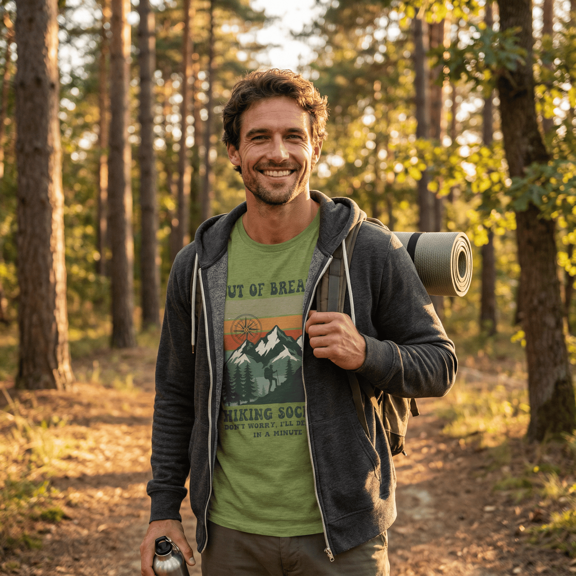 Hike Tee T-Shirt Out of Breath Hiking Society Shirt