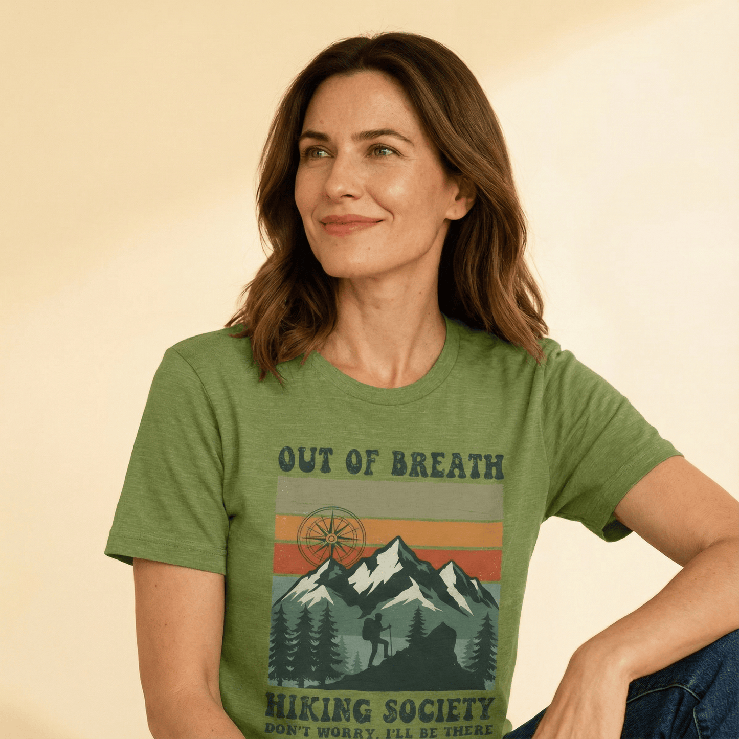 Hike Tee T-Shirt Out of Breath Hiking Society Shirt