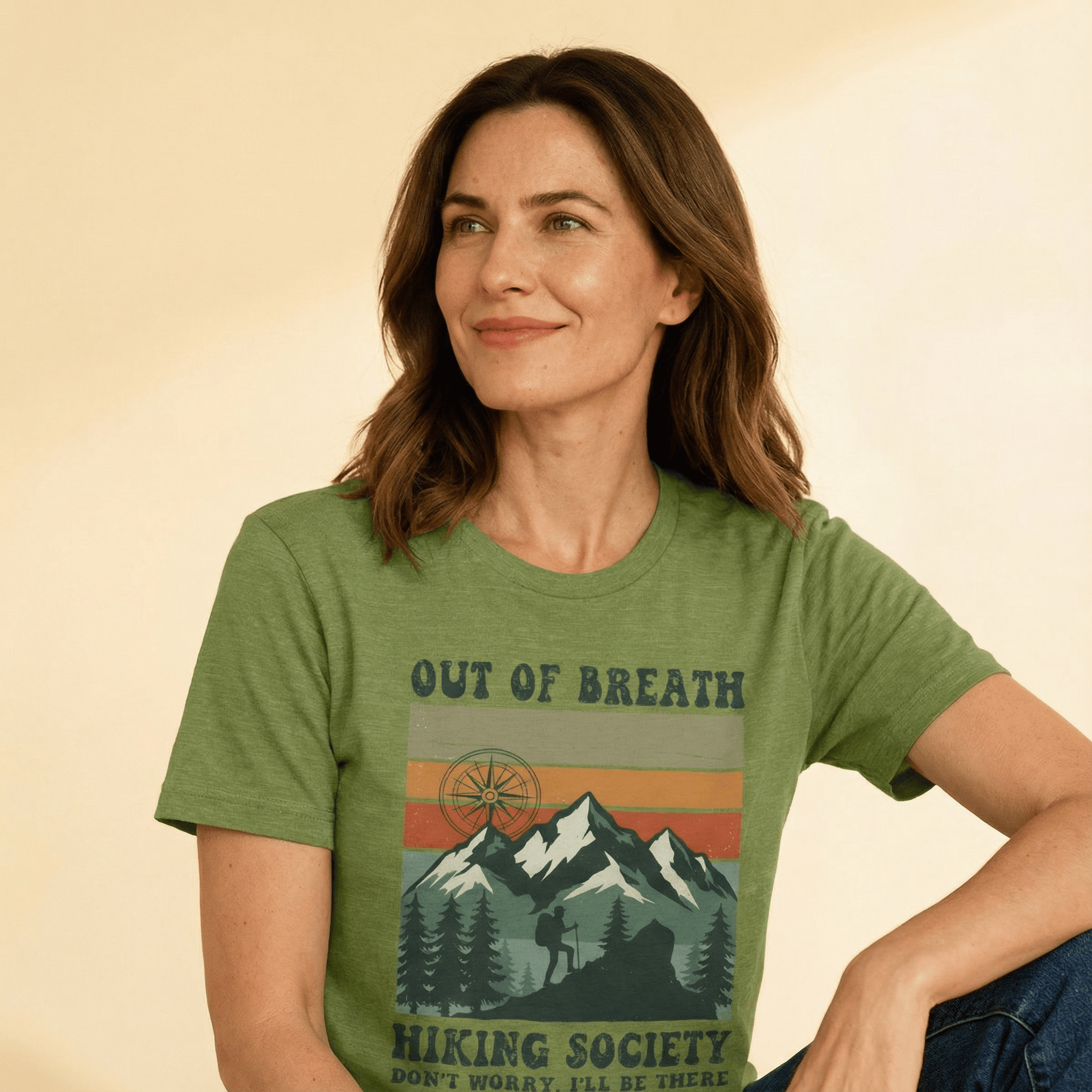 Hike Tee T-Shirt Out of Breath Hiking Society Shirt