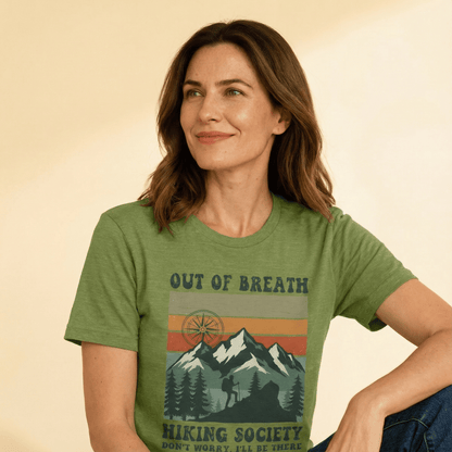 Hike Tee T-Shirt Out of Breath Hiking Society Shirt
