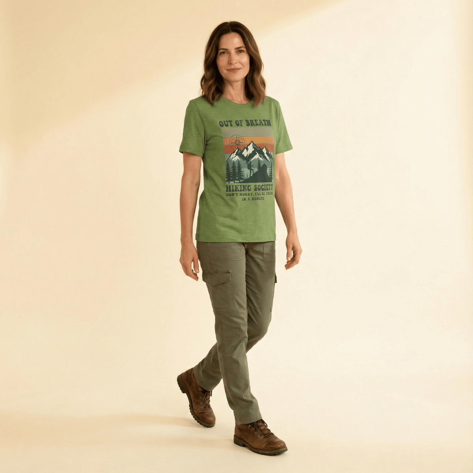 Hike Tee T-Shirt Out of Breath Hiking Society Shirt