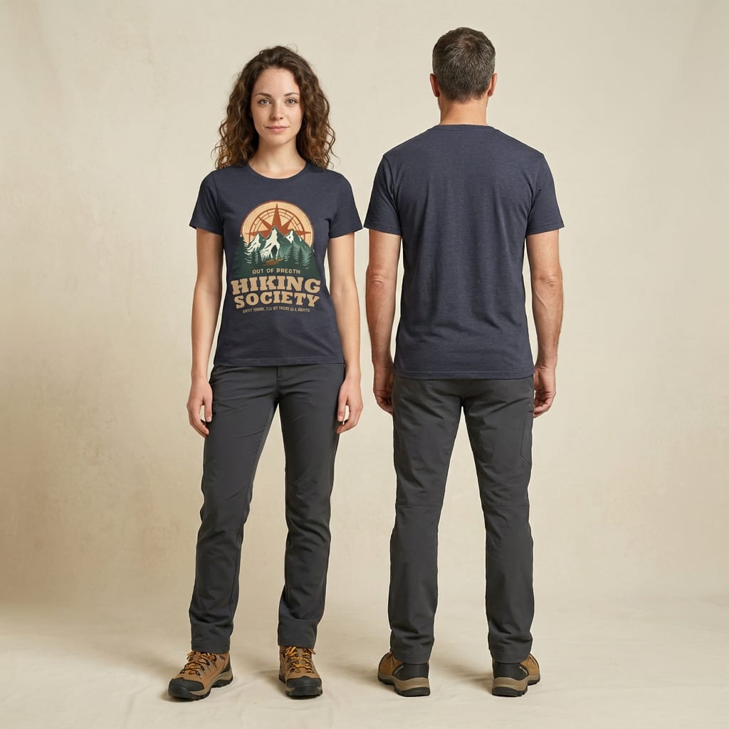 Hike Tee T-Shirt Out of Breath Hiking Society Shirt