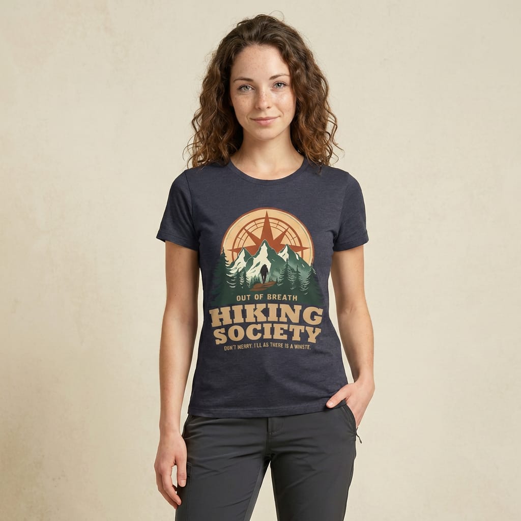Hike Tee T-Shirt Out of Breath Hiking Society Shirt