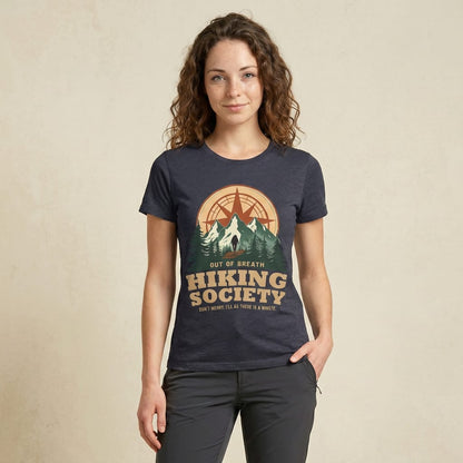 Hike Tee T-Shirt Out of Breath Hiking Society Shirt