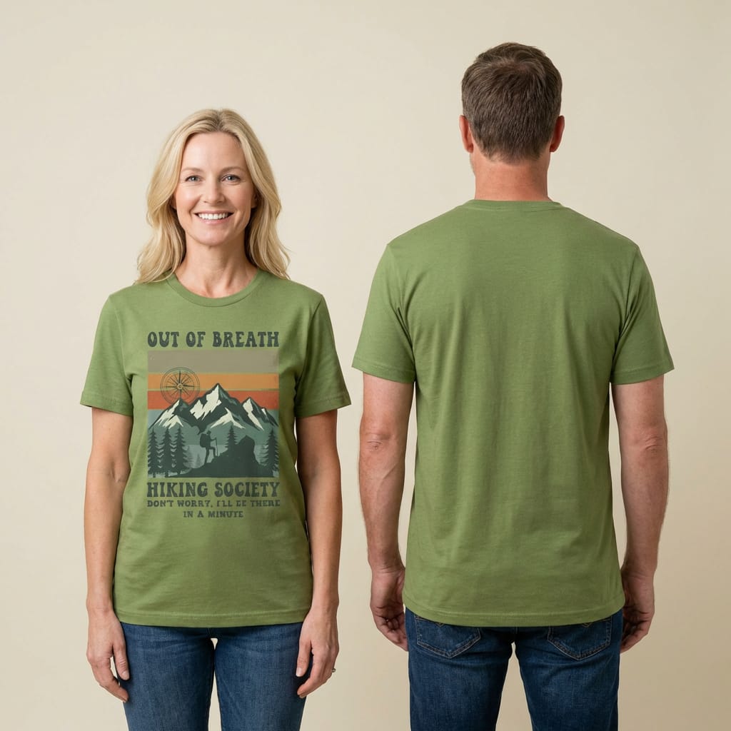 Hike Tee T-Shirt Out of Breath Hiking Society Shirt
