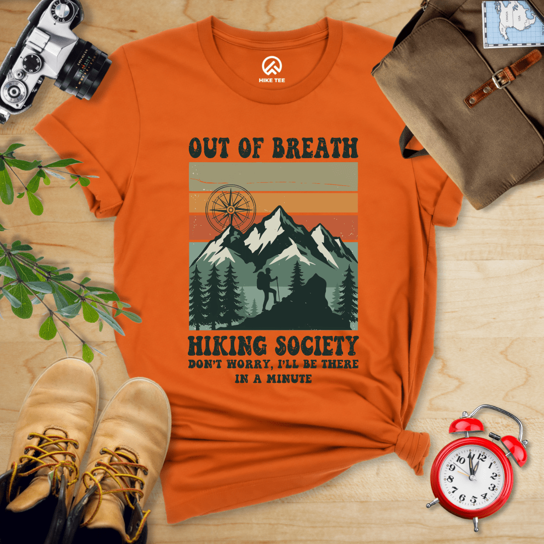 Hike Tee T-Shirt Autumn / S Out of Breath Hiking Society Shirt