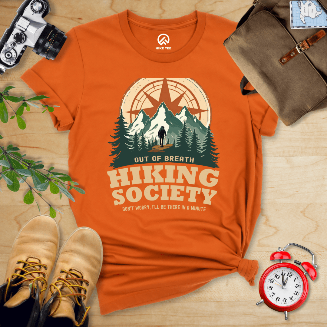 Hike Tee T-Shirt Autumn / S Out of Breath Hiking Society Shirt